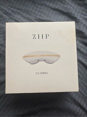 ZIIP GX Series Eye Massager in White and Gold